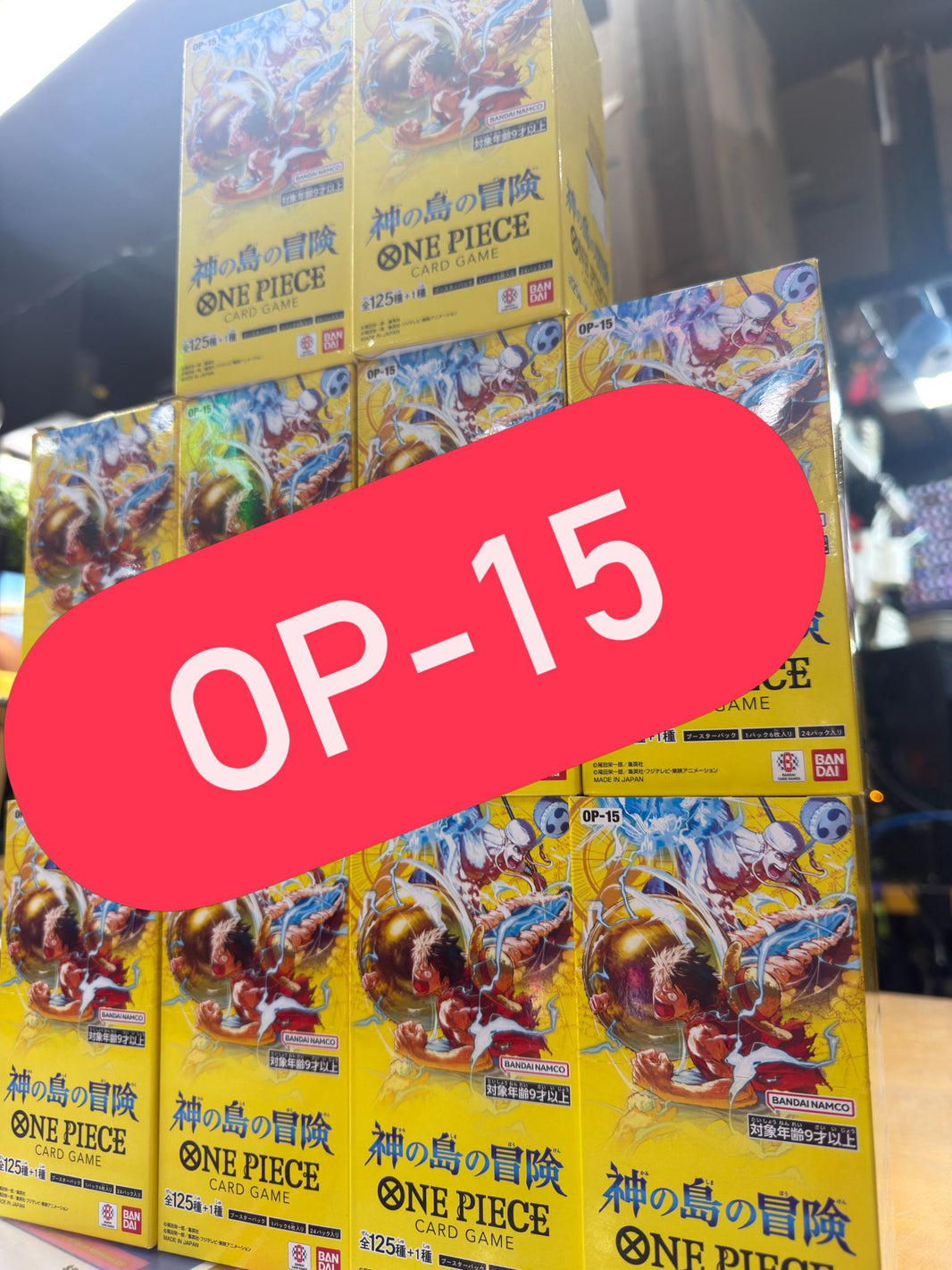 ONE PIECE CARD GAME OP-15: Adventure on Kami's Island Japanese Edition INSTOCK!