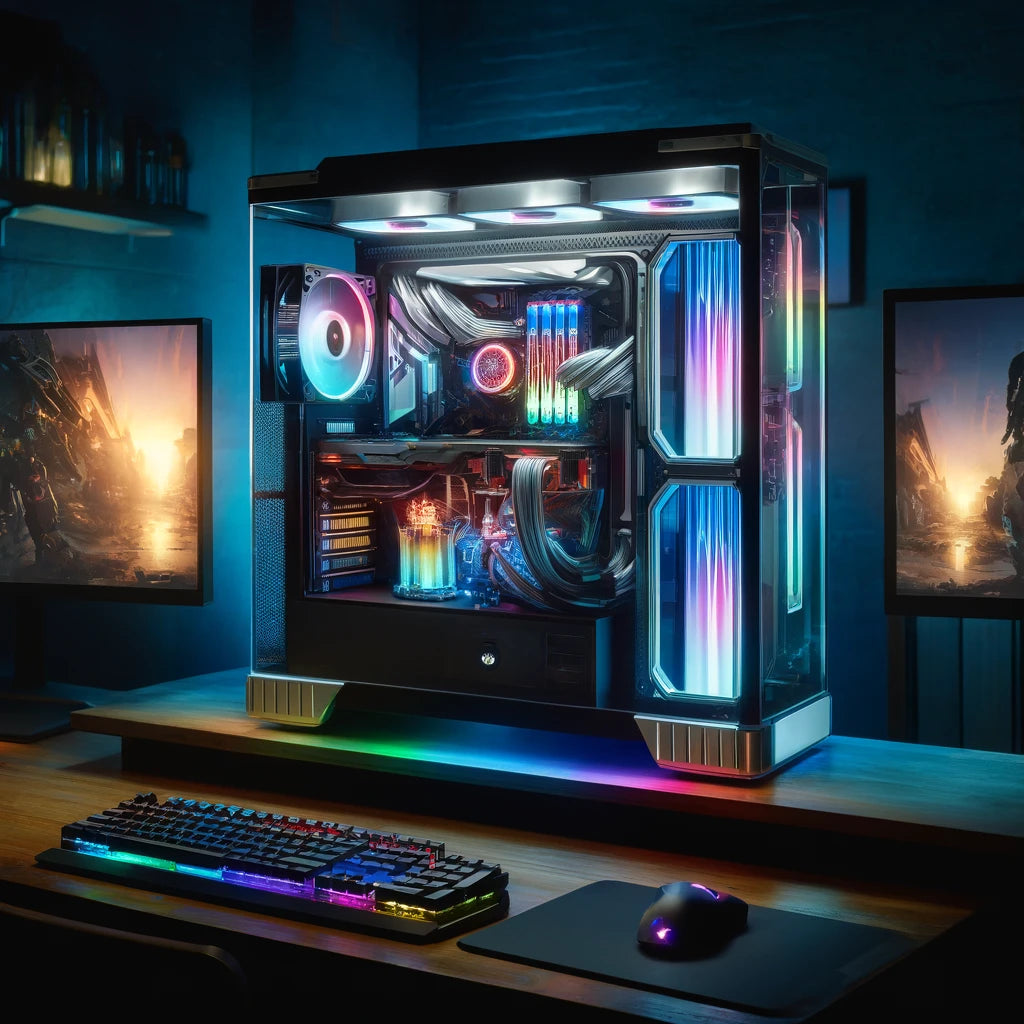 Intel AMD Custom Build Gaming PC-1
